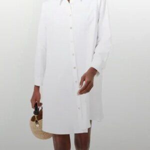 Tuckernuck White Shirt Dress - Size Small